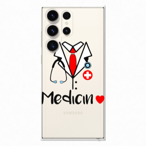 Samsung S25 Ultra Medicin Transparent Silicone TPU Θήκη
