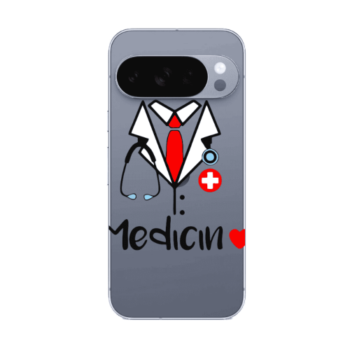 Google Pixel 10 Pro XL Medicin Transparent Silicone TPU Θήκη