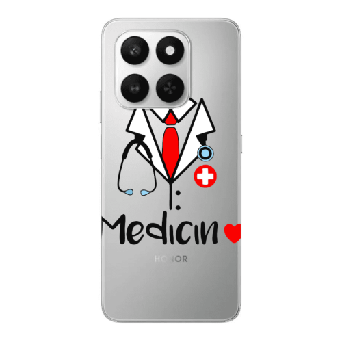 Honor Magic 400 Smart Medicin Transparent Silicone TPU Θήκη