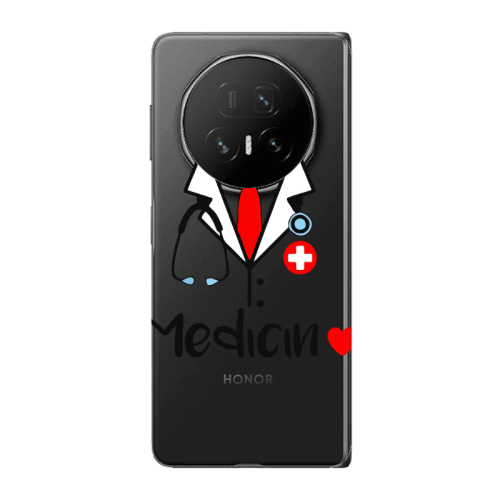 Honor Magic V5 Medicin Transparent Silicone TPU Θήκη