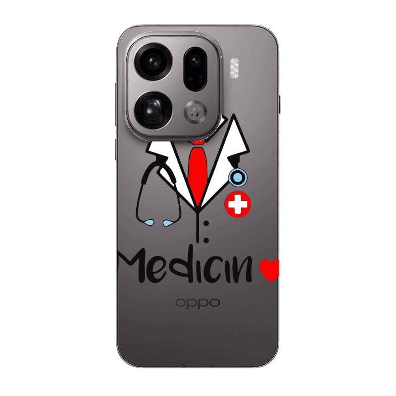 Oppo Find X9 Pro Medicin Transparent Silicone TPU Θήκη