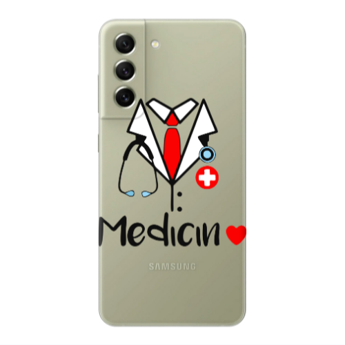 Samsung S22 Medicin Transparent Silicone TPU Θήκη