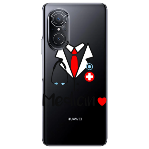Huawei Nova 9 SE Medicin Transparent Silicone TPU Θήκη