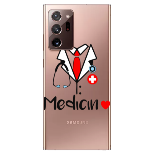 Samsung Note 20 Ultra Medicin Transparent Silicone TPU Θήκη