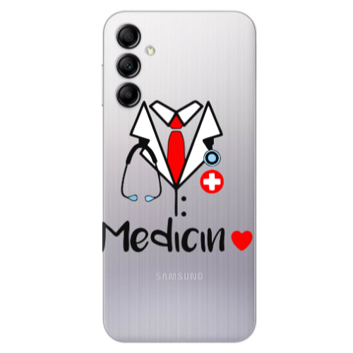 Samsung A24 Medicin Transparent Silicone TPU Θήκη