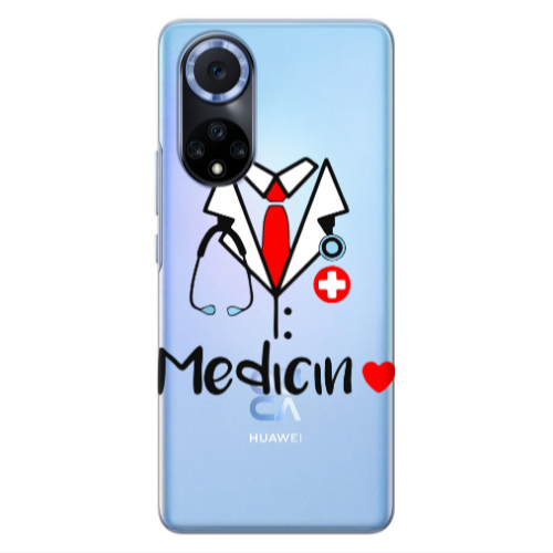 Huawei Nova 9 Medicin Transparent Silicone TPU Θήκη