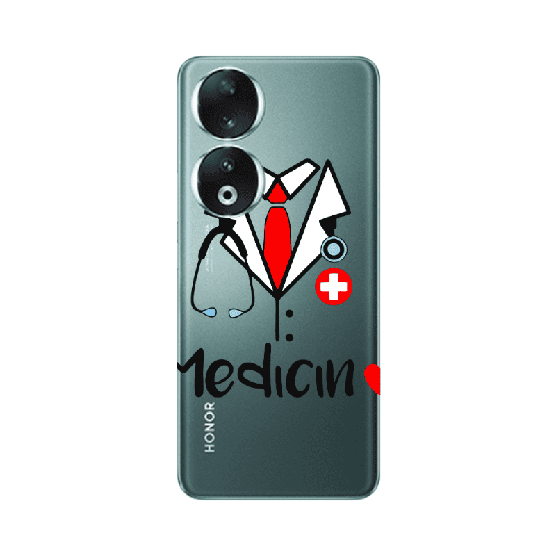 Honor 90 5G Medicin Transparent Silicone TPU Θήκη