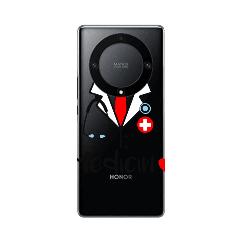 Honor Magic5 Lite 5G Medicin Transparent Silicone TPU Θήκη