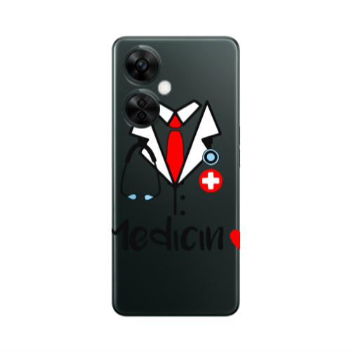 Oneplus Nord CE 3 Lite 5G Medicin Transparent Silicone TPU Θήκη