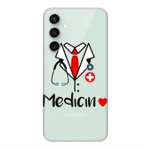 Samsung S24 Plus Medicin Transparent Silicone TPU Θήκη