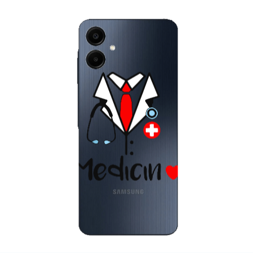 Samsung A06 Medicin Transparent Silicone TPU Θήκη