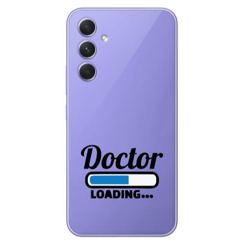 Samsung A56 Doctor Loading Transparent Silicone TPU Θήκη