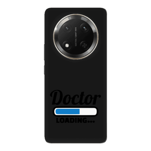Honor Magic 7 Lite Doctor Loading Black Colored Silicone TPU Θήκη
