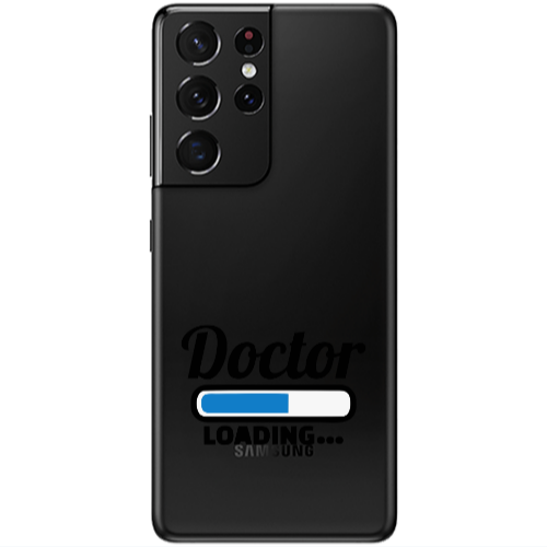 Samsung S21 Ultra Doctor Loading Transparent Silicone TPU Θήκη