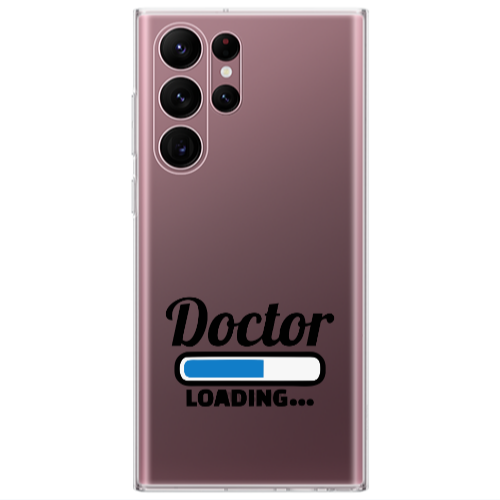 Samsung S22 Ultra Doctor Loading Transparent Silicone TPU Θήκη