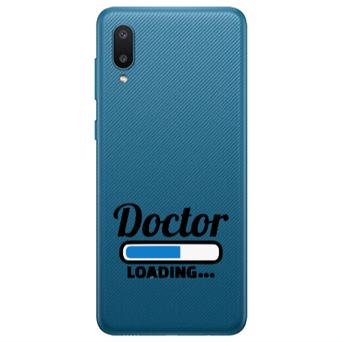 Samsung A02 Doctor Loading Transparent Silicone TPU Θήκη