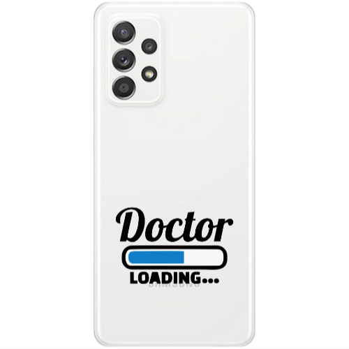 Samsung A23 Doctor Loading Transparent Silicone TPU Θήκη