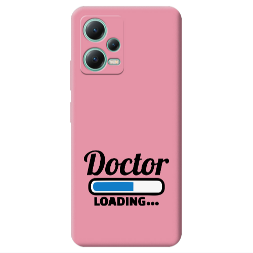 Xiaomi Redmi Note 12 Pro 5G Doctor Loading Pink Colored Silicone TPU Θήκη