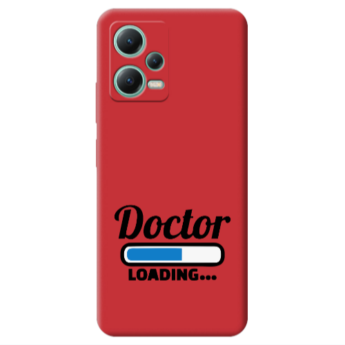 Xiaomi Redmi Note 12 Pro 5G Doctor Loading Red Colored Silicone TPU Θήκη