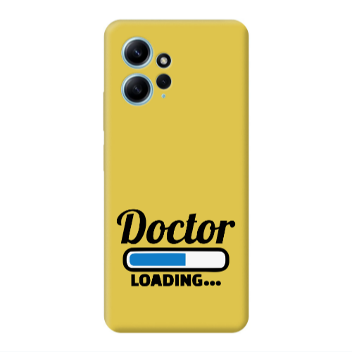 Xiaomi Redmi Note 12 4G Doctor Loading Yellow Colored Silicone TPU Θήκη