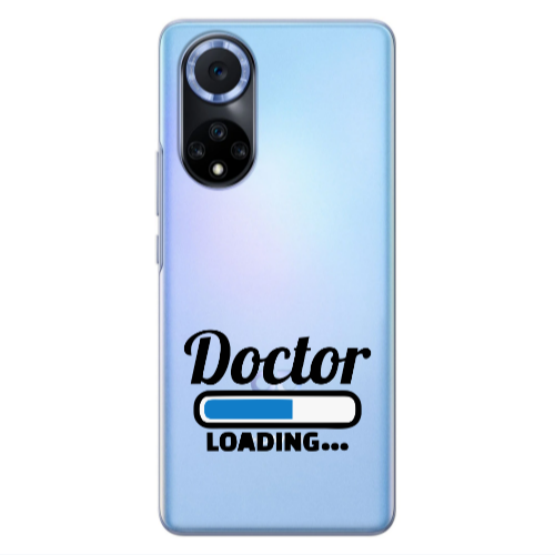 Huawei Nova 9 Doctor Loading Transparent Silicone TPU Θήκη