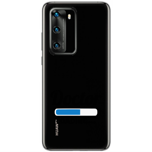 Huawei P40 Doctor Loading Transparent Silicone TPU Θήκη