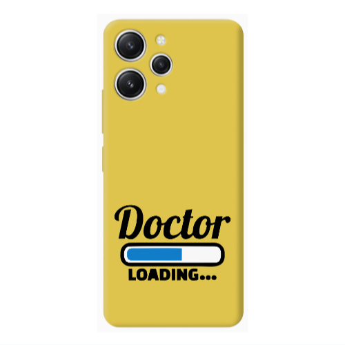 Xiaomi Redmi 12 Doctor Loading Yellow Colored Silicone TPU Θήκη