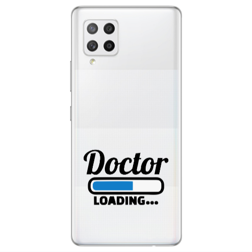 Samsung A42 5G Doctor Loading Transparent Silicone TPU Θήκη