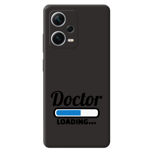 Xiaomi Poco X5 Doctor Loading Black Colored Silicone TPU Θήκη