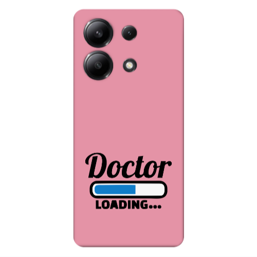 Xiaomi Redmi Note 13 4G Doctor Loading Pink Colored Silicone TPU Θήκη