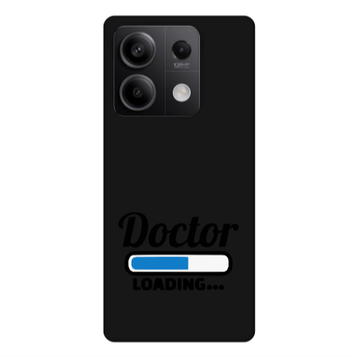 Xiaomi Redmi Note 13Pro 5G Doctor Loading Black Colored Silicone TPU Θήκη