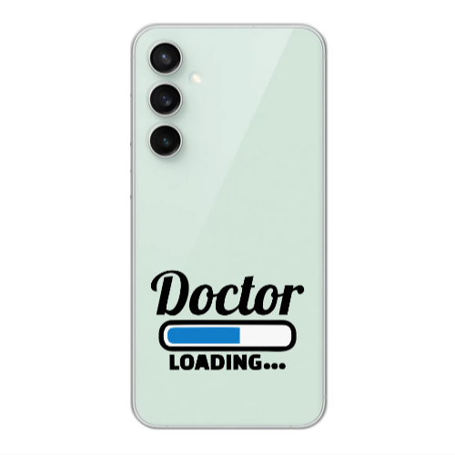 Samsung S24 FE Doctor Loading Transparent Silicone TPU Θήκη