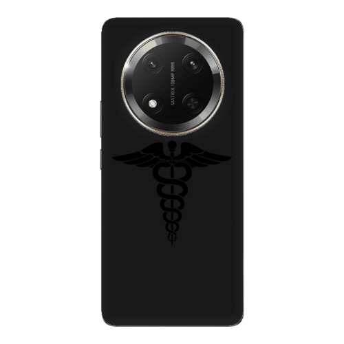 Honor Magic 7 Lite Medical Spa Black Colored Silicone TPU Θήκη