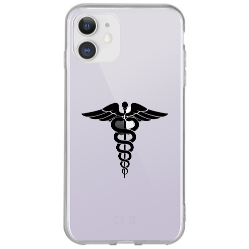 Apple iPhone 12 Medical Spa Transparent Silicone TPU Θήκη