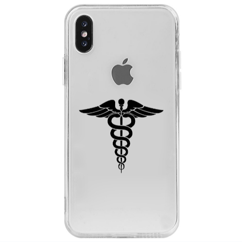 Apple iPhone Xs Medical Spa Transparent Silicone TPU Θήκη