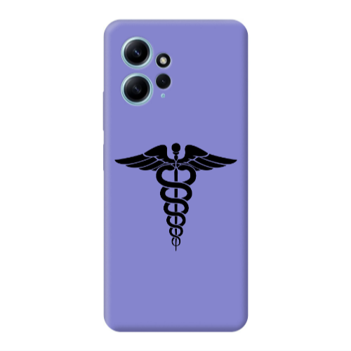 Xiaomi Redmi Note 12 4G Medical Spa Purple Colored Silicone TPU Θήκη
