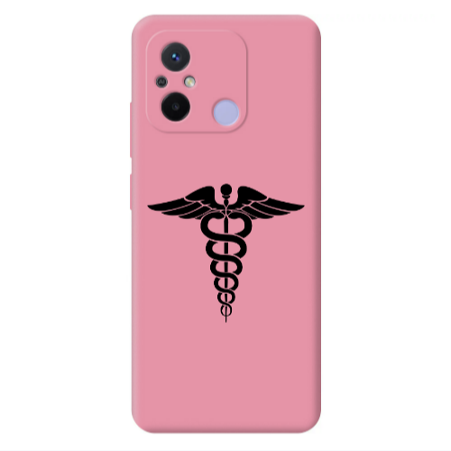 Xiaomi Redmi 12C Medical Spa Pink Colored Silicone TPU Θήκη