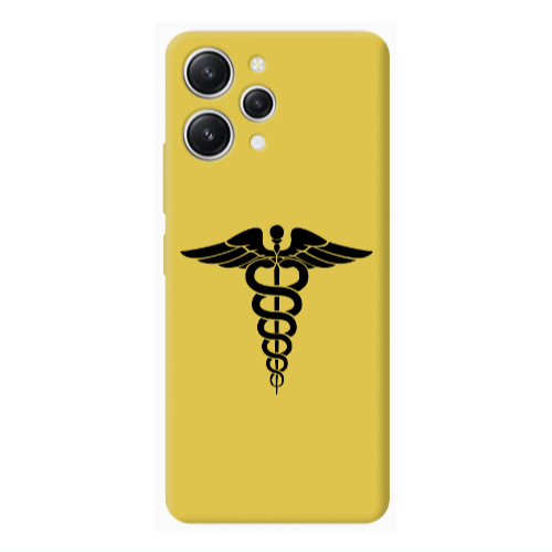 Xiaomi Redmi 12 Medical Spa Yellow Colored Silicone TPU Θήκη