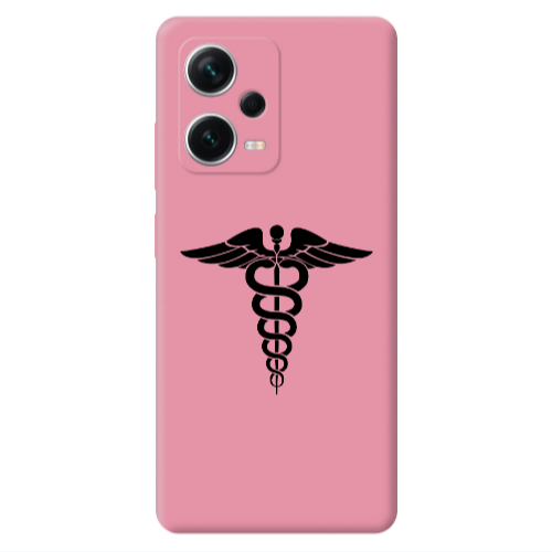 Xiaomi Poco X5 Medical Spa Pink Colored Silicone TPU Θήκη