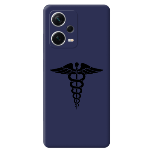 Xiaomi Poco X5 Medical Spa Dark blue Colored Silicone TPU Θήκη
