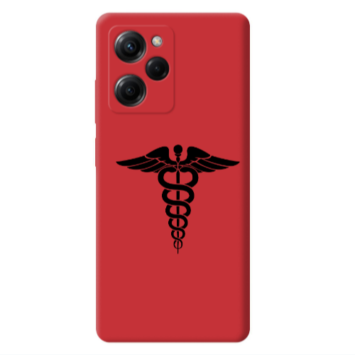 Xiaomi Poco X5 Pro Medical Spa Red Colored Silicone TPU Θήκη