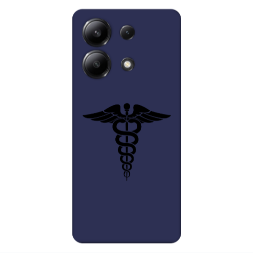 Xiaomi Redmi Note 13 4G Medical Spa Dark blue Colored Silicone TPU Θήκη