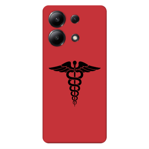 Xiaomi Redmi Note 13 4G Medical Spa Red Colored Silicone TPU Θήκη