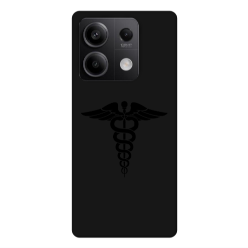 Xiaomi Redmi Note 13Pro 5G Medical Spa Black Colored Silicone TPU Θήκη