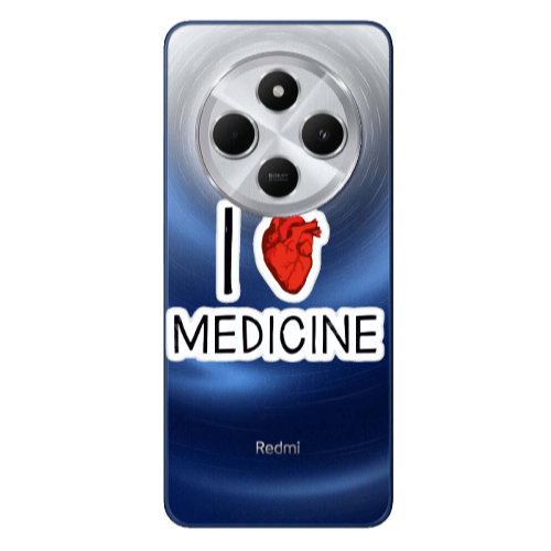 Xiaomi Redmi 14c I Love Medicin Transparent Silicone TPU Θήκη