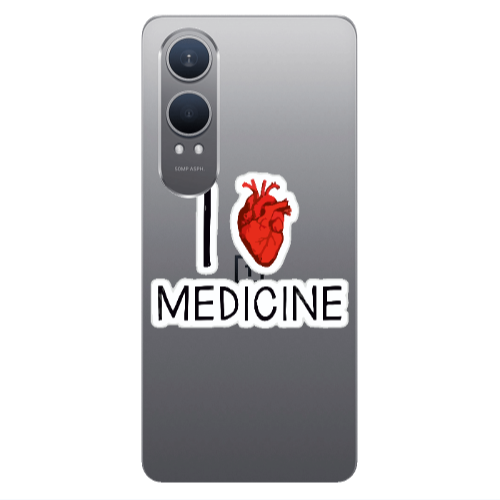 Oneplus Nord Ce 4 lite I Love Medicin Transparent Silicone TPU Θήκη