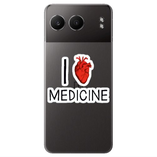 Oneplus Nord 4 I Love Medicin Transparent Silicone TPU Θήκη
