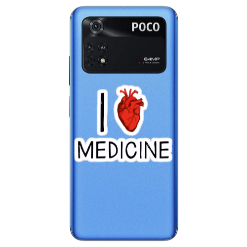 Xiaomi Poco M4 Pro 4G I Love Medicin Transparent Silicone TPU Θήκη