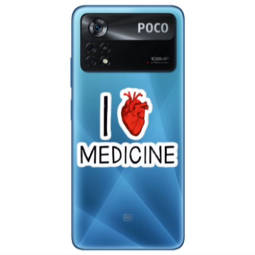 Xiaomi Poco X4 Pro I Love Medicin Transparent Silicone TPU Θήκη
