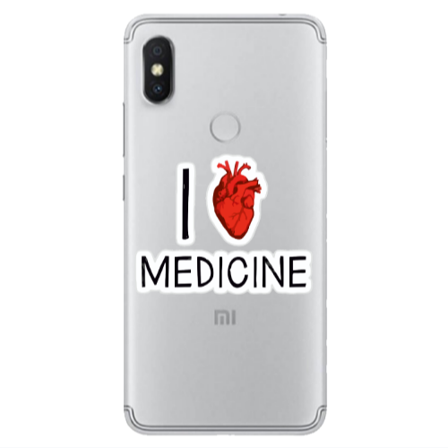 Xiaomi Redmi S2 I Love Medicin Transparent Silicone TPU Θήκη